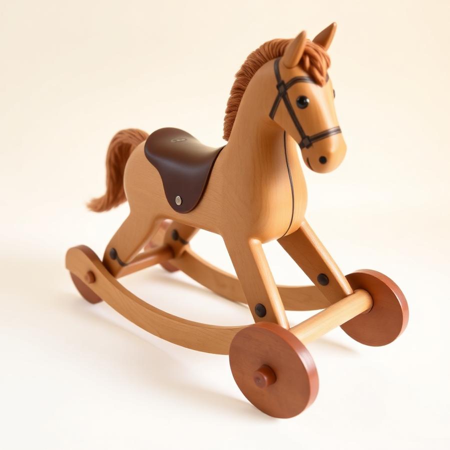 Classic Wooden Rocking Horse
